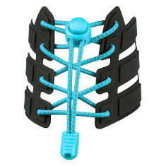 Reflective Elastic Shoe Laces (light blue)